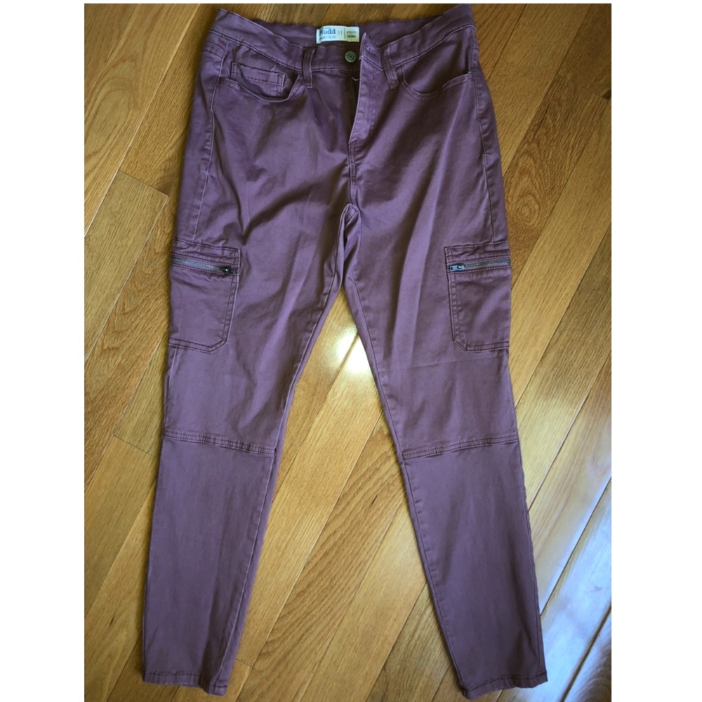 Mauve/pink super stretch utility pant